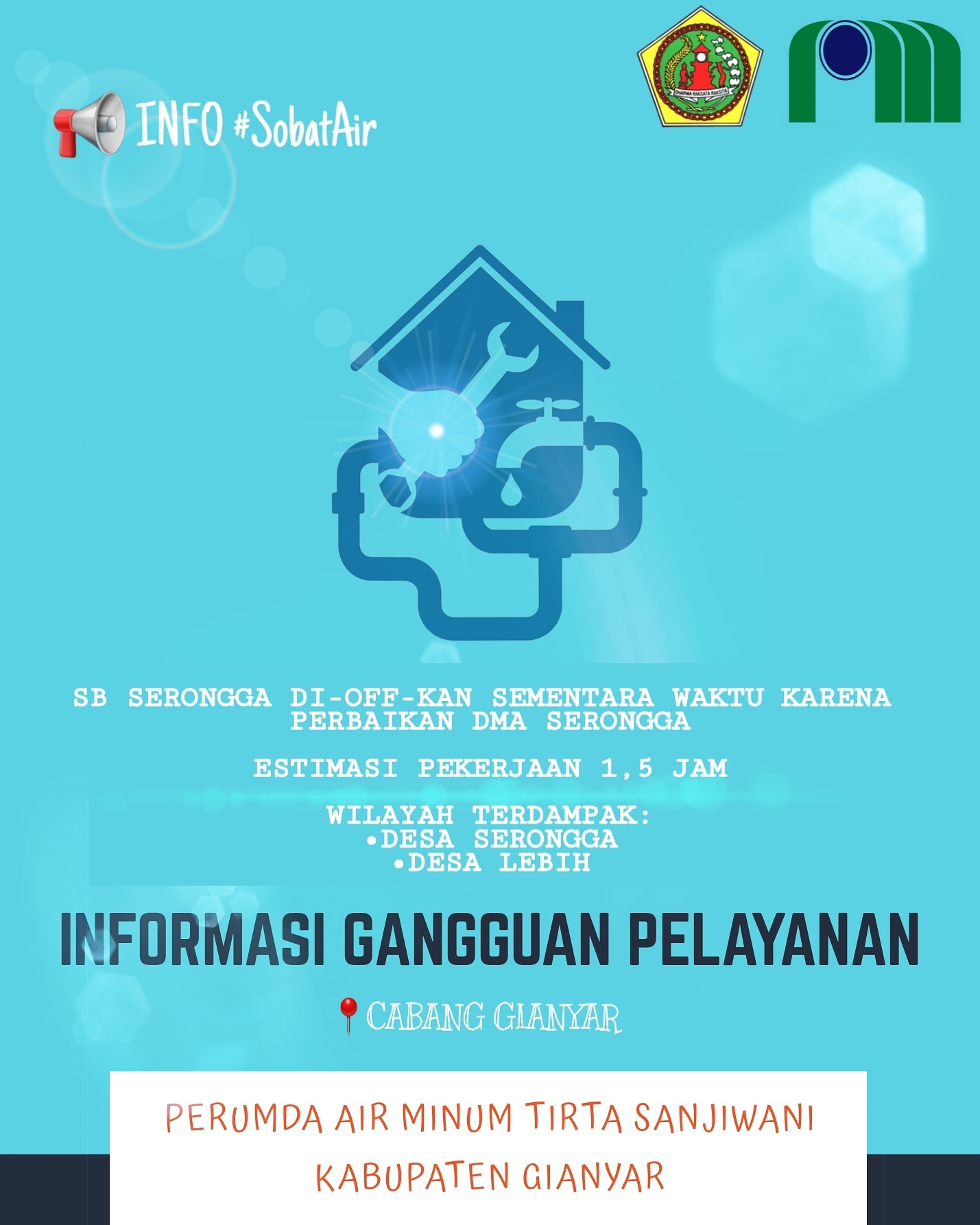 Info berita,Layanan PDAM,Kegiatan PDAM,gangguan layanan pdam,Berita PDAM,PERUMDA AMTS,PERUMDA AMTS Kabupaten Gianyar